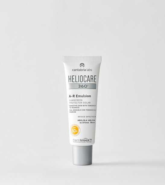 HELIOCARE 360° A-R EMULSION SPF50+ | Saules aizsargājoša emulsija jutīgai ādai, rozācijai - 50ml