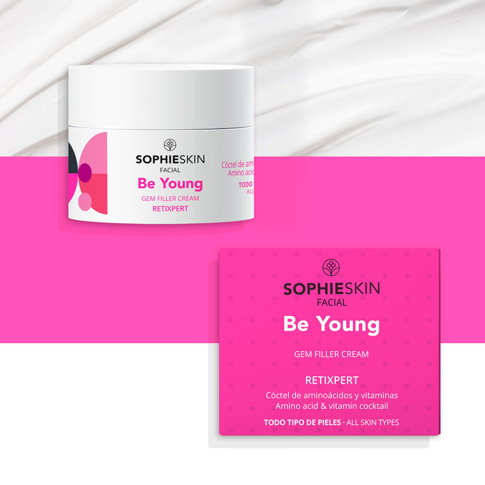 Sophie Skin Be Young Gem Filler sejas krēms ar aminoskābēm un vitamīniem, 50ml