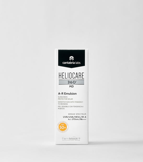 HELIOCARE 360° A-R EMULSION SPF50+ | Saules aizsargājoša emulsija jutīgai ādai, rozācijai - 50ml