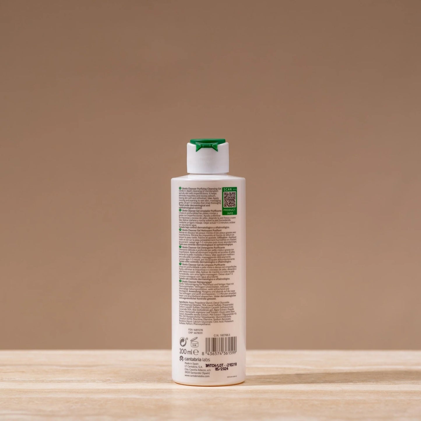 BIRETIX CLEANSER | Attīrošs gels, 200 ml