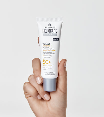 HELIOCARE 360º Acnimat | Saules aizsarglīdzeklis aknes skartai ādai, 50 ml