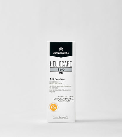 HELIOCARE 360° A-R EMULSION SPF50+ | Saules aizsargājoša emulsija jutīgai ādai, rozācijai - 50ml