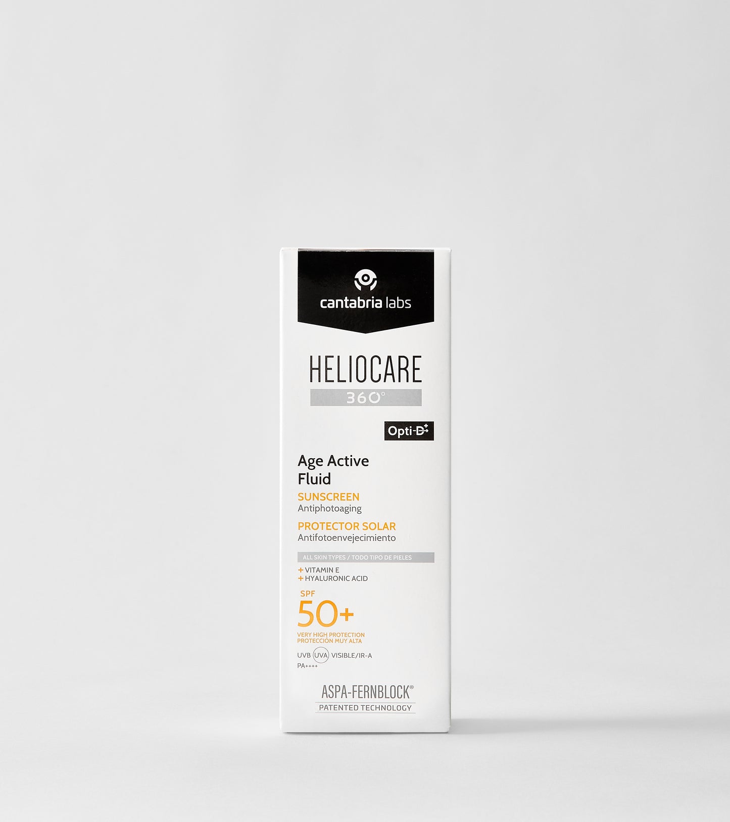 HELIOCARE 360° AGE ACTIVE FLUID SPF50+ | Saules aizsargfluīds ar pretnovecošanās īpašībām SPF50 +, 50 ml