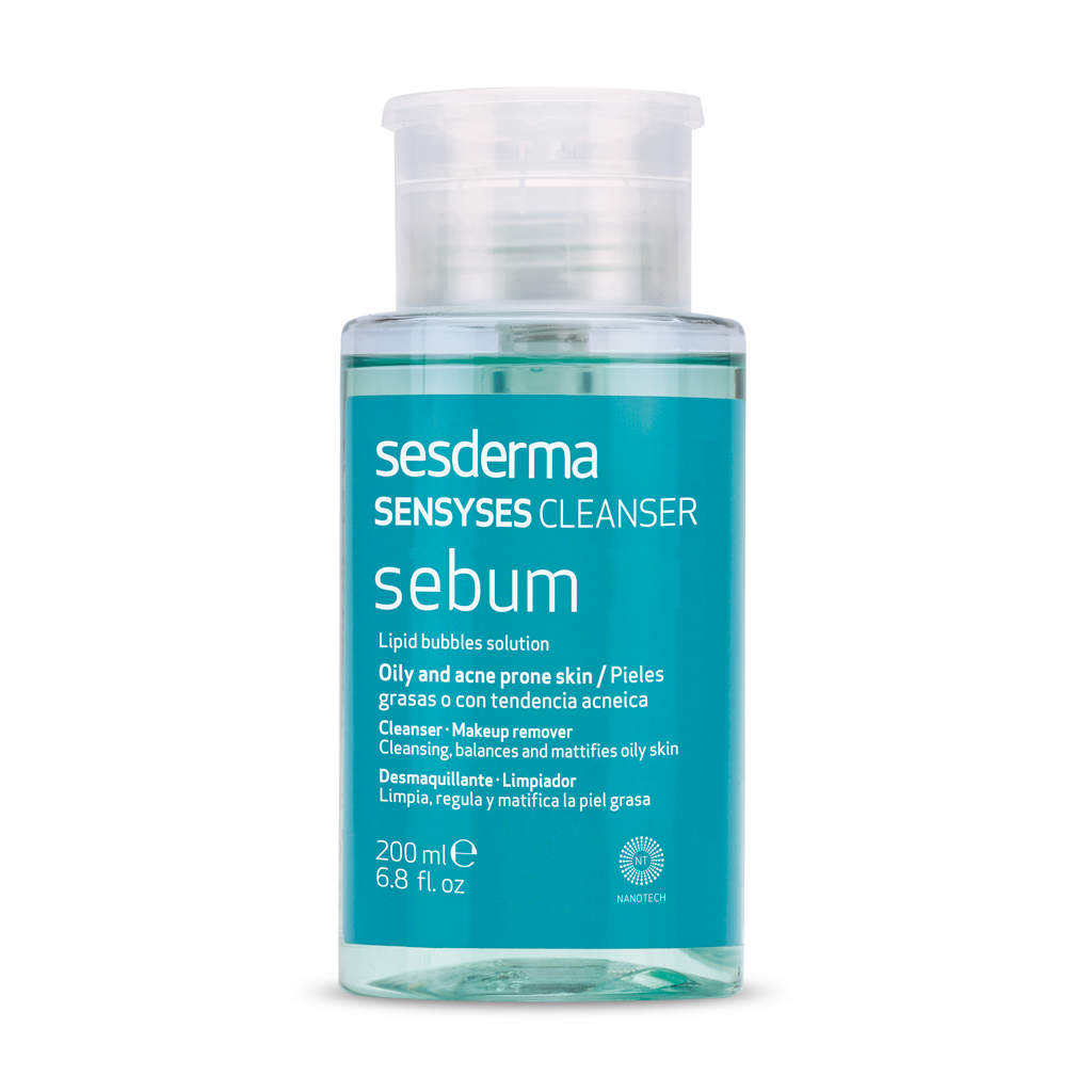 SESDERMA SENSYSES SEBUM | Sejas tīrīšanas līdzeklis un toniks, 200 ml