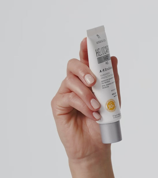 HELIOCARE 360° A-R EMULSION SPF50+ | Saules aizsargājoša emulsija jutīgai ādai, rozācijai - 50ml